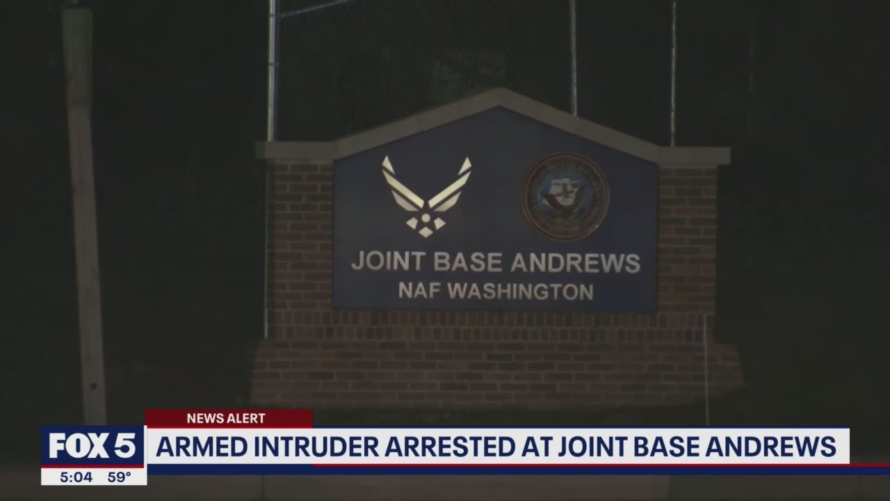 Joint Base Andrews placed on lockdown after vehicle drives through security checkpoint | FOX 5 DC
