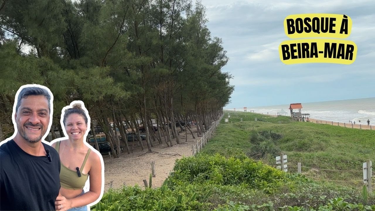 A PRAIA DO BOSQUE, EM GURIRI, NO ESPÍRITO SANTO, É MUITO ACOLHEDORA.