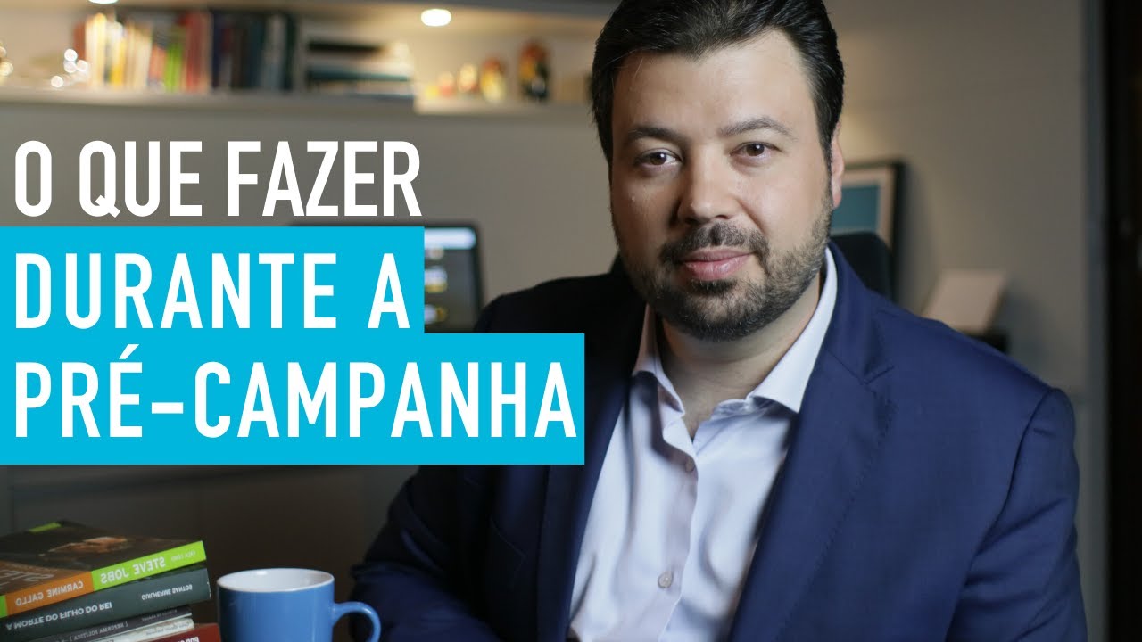 O que fazer durante a pré-campanha? Confira as dicas do professor Marcelo Vitorino!
