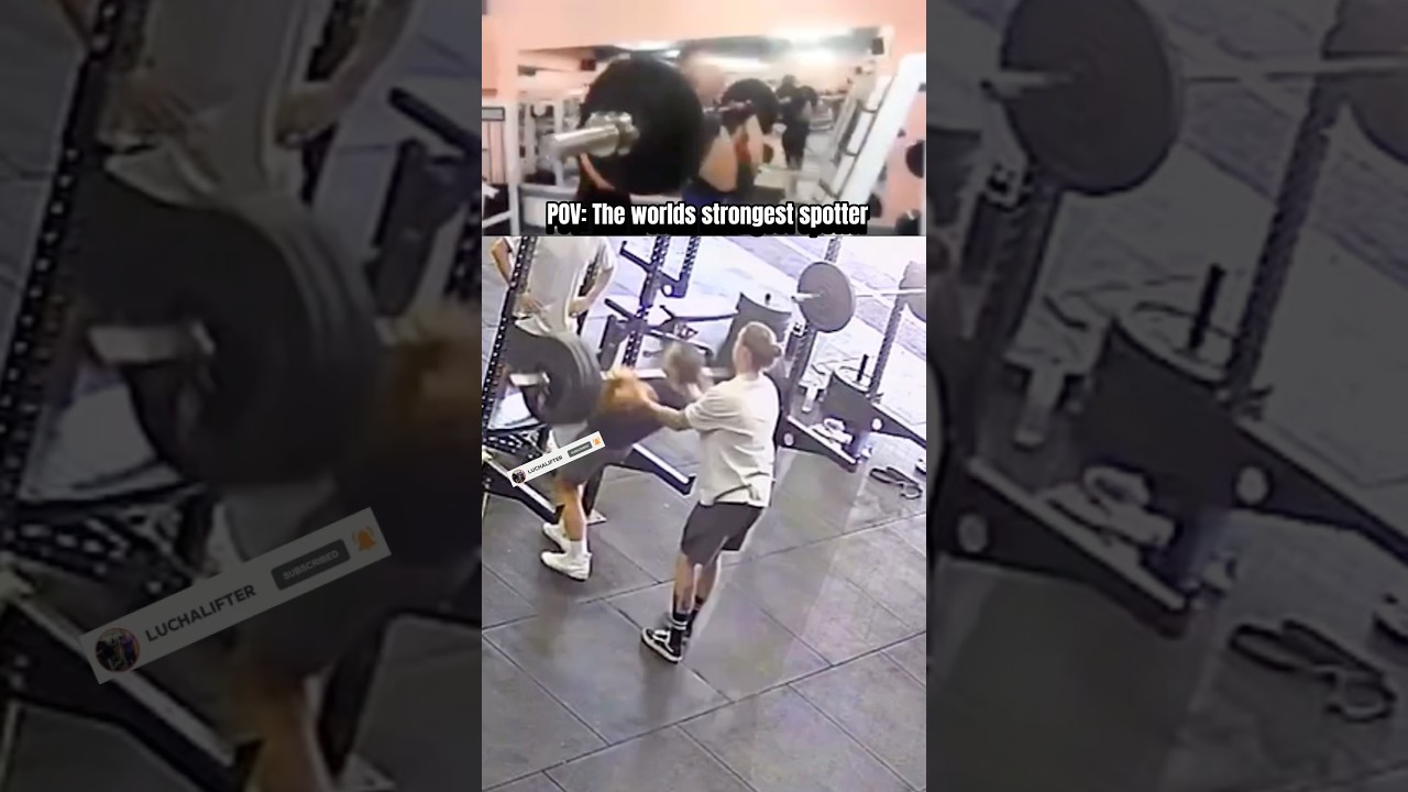 POV: THE WORLDS WORST SPOTTER #gym #fitness #shorts #viral #shortsfeed #trending #bodybuilding