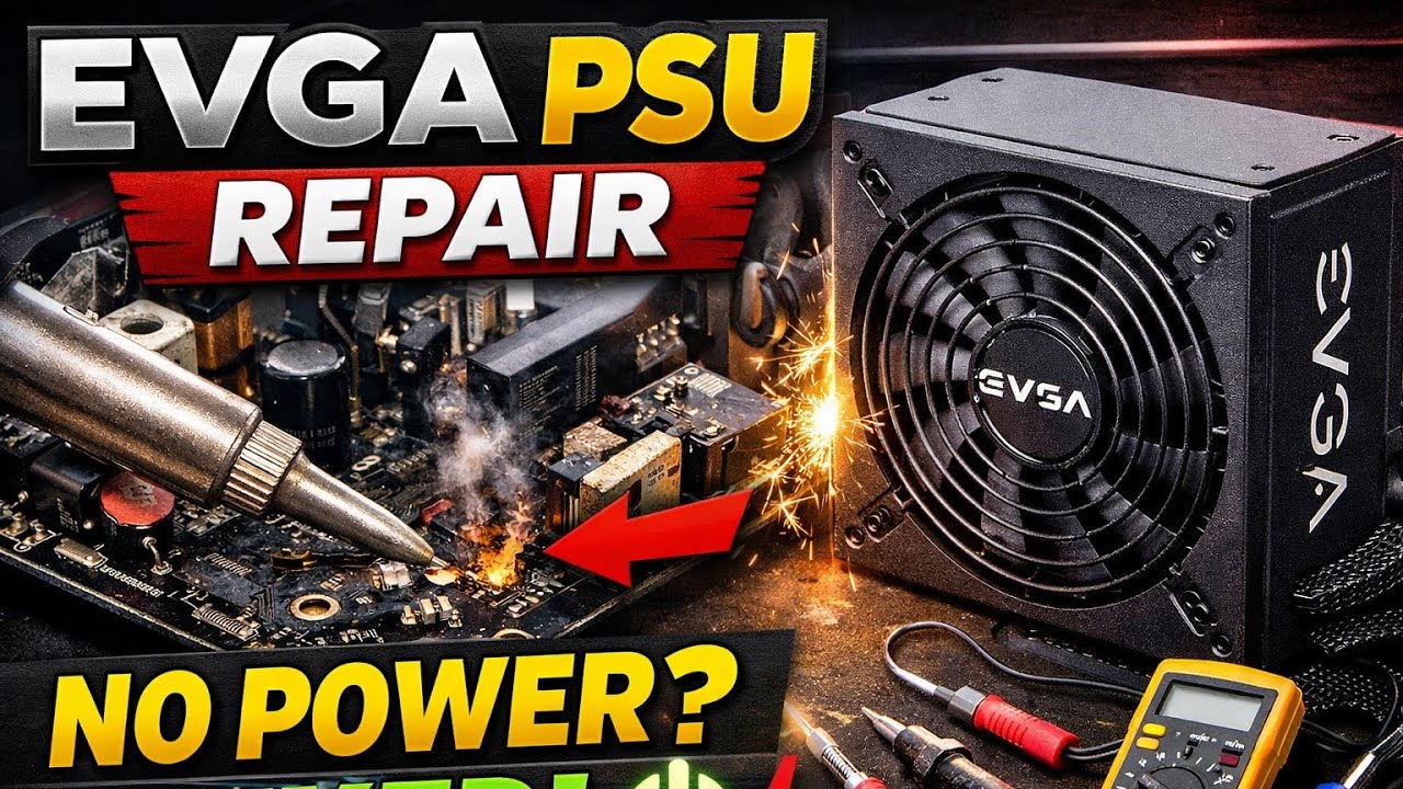 EVGA Gaming Power Supply Repair ! Gaming SMPS Repair #evga #gaming #gamingpc #smpsrepair #deepcool 