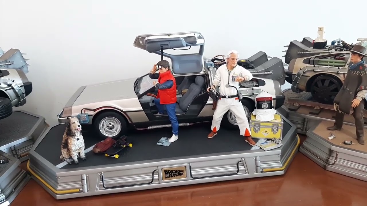 Back to the future: Full Set Deloreans I - II - III -  Iron Studios 1/10