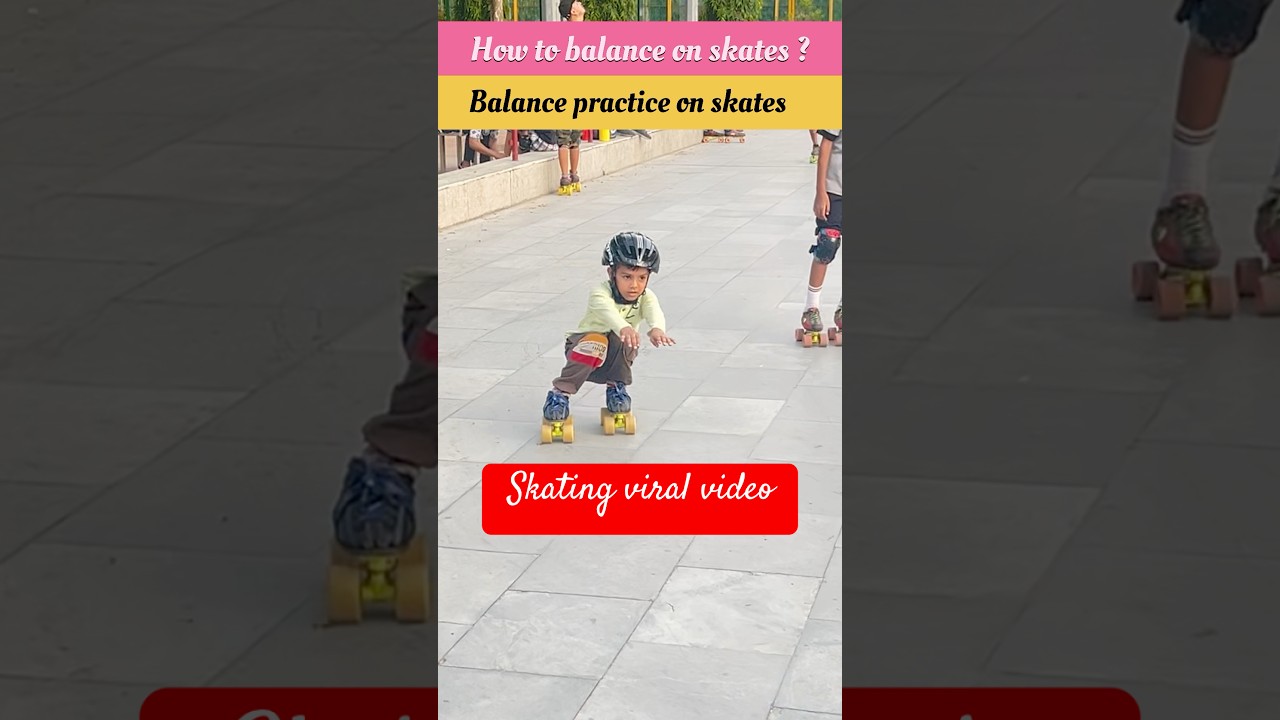How to balance on skate // balance practice on skate // skating viral video