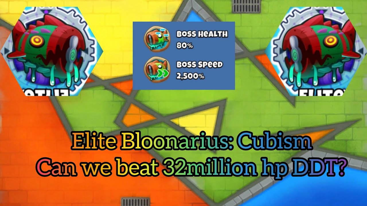 Bloonarius Elite | Cubism | Yet another speedy bloonarius | BTD6 - Boss Event