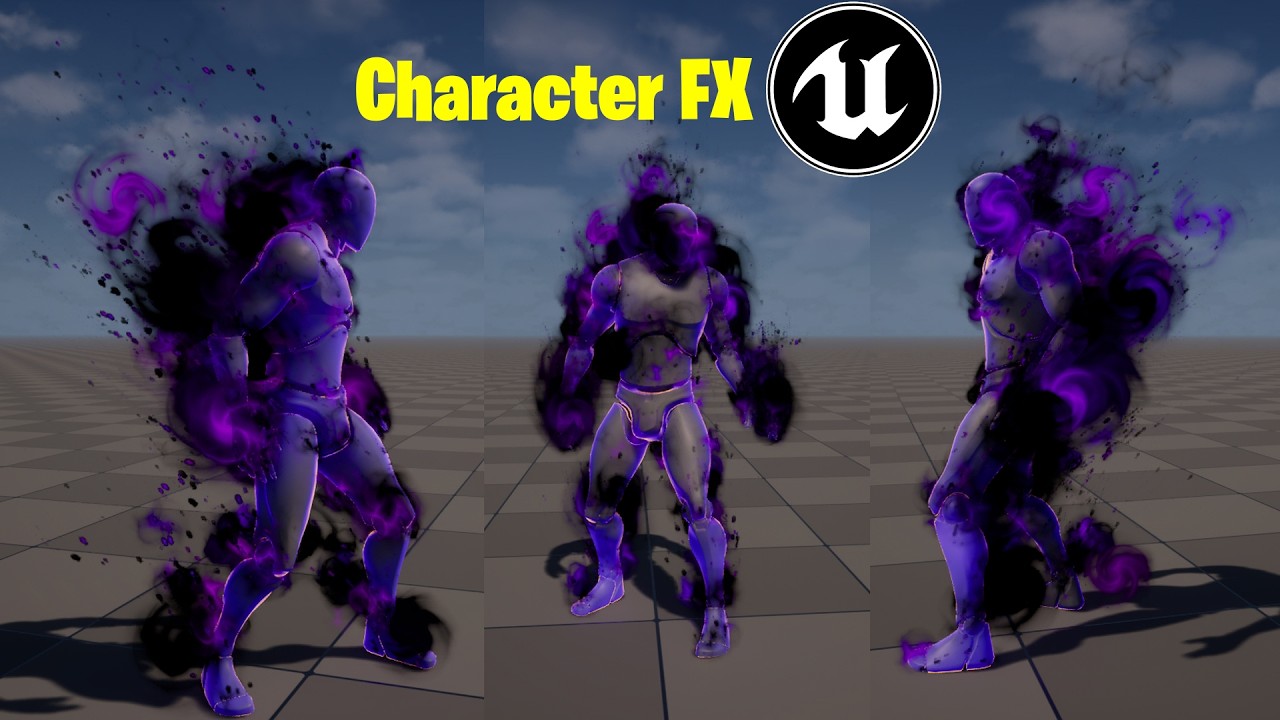Unreal Engine 5.5 - Character FX: Magical Energy Smoke (Niagara Tutorial)