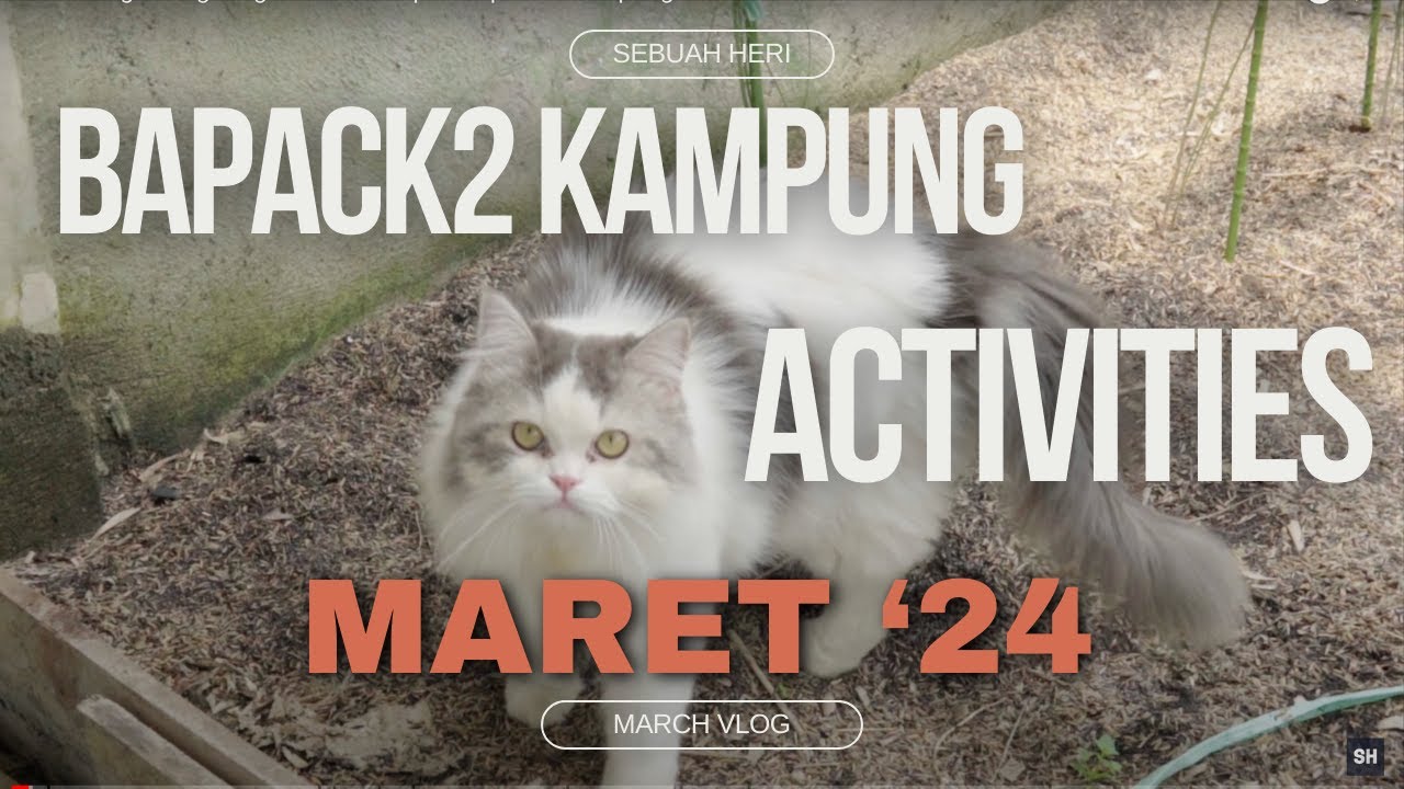 Sebuah Vlog: Aktivitas Bapak-Bapak Di Kampung. MARCH 2024 VLOG