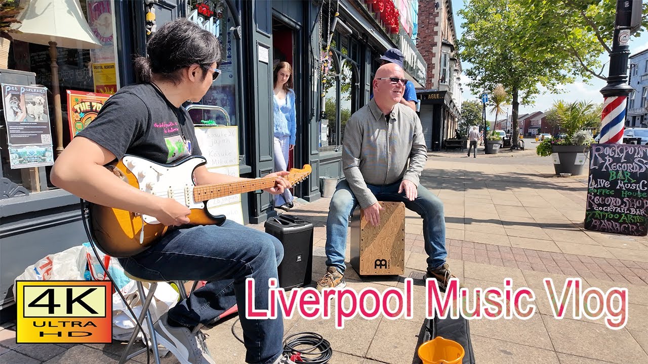 Liverpool Music Vlog / 2025 / Busking / Jam session / 4K