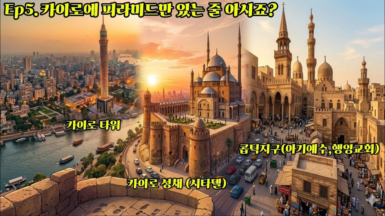 Ep5. 카이로에 피라미드만 있는 줄 아시죠? (이집트 여행 3편)