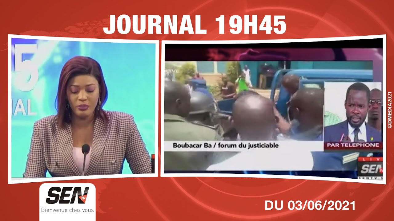 Le Journal 19h45 Film de l'arrestation de Boy Djiné | Jeudi 3 Juin 2021