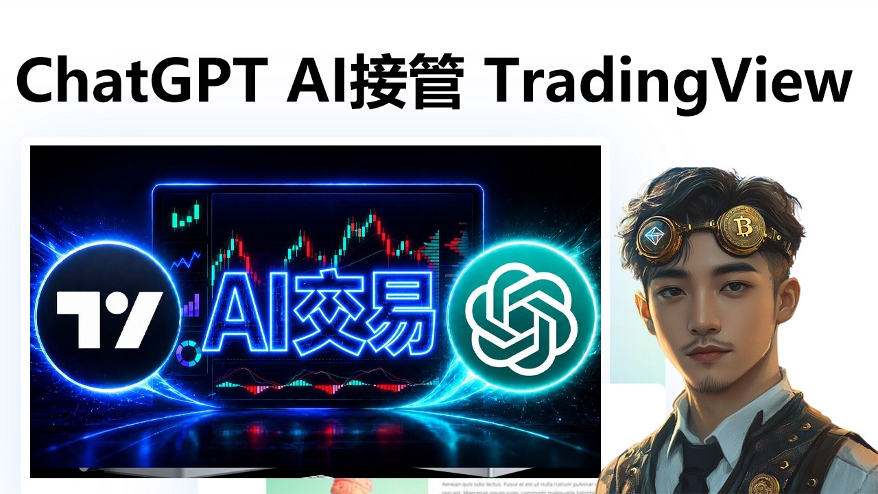 ChatGPT Codex AI连接TradingView完整教程：用AI交易自动分析股票、期货、比特币K线、生成指标和回测交易策略