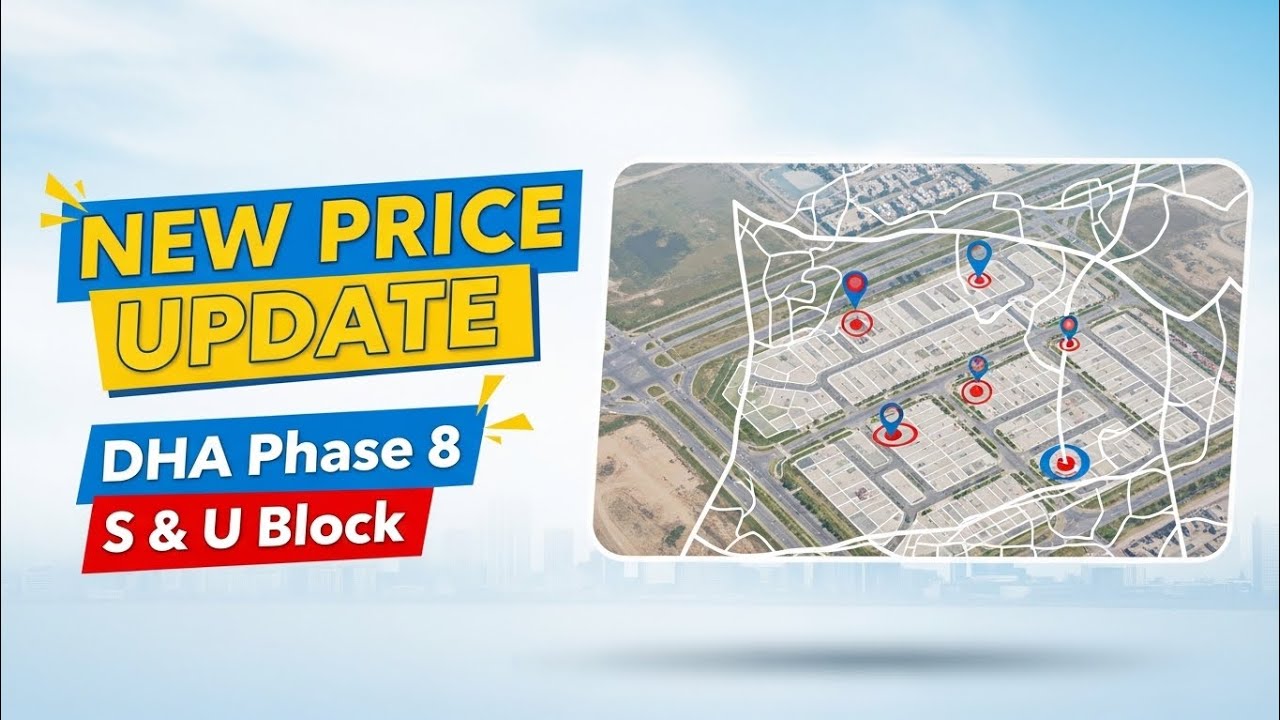 DHA Phase 8 S Block vs U Block Prices 2026 | Latest Market Update Lahore | Shahid Khokhar 