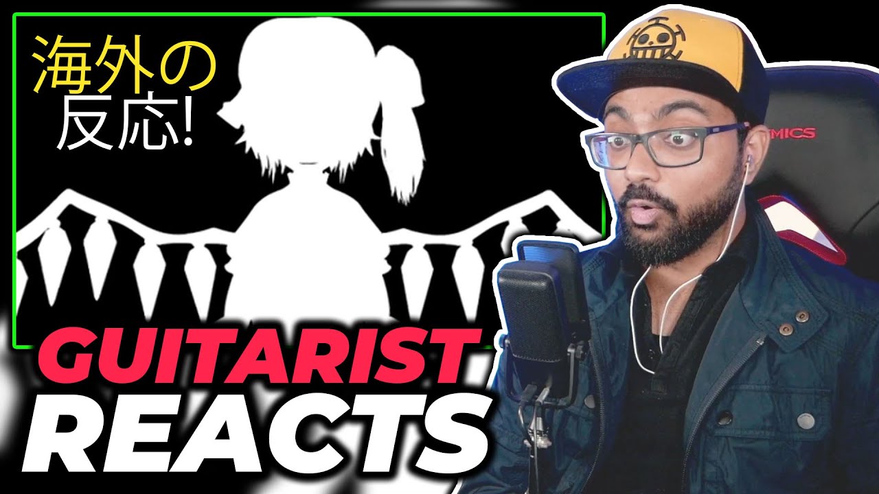 Guitarist Reacts to Touhou Project - Bad Apple PV Reaction | 東方 影絵 【海外の反応 / 日本語字幕付き】