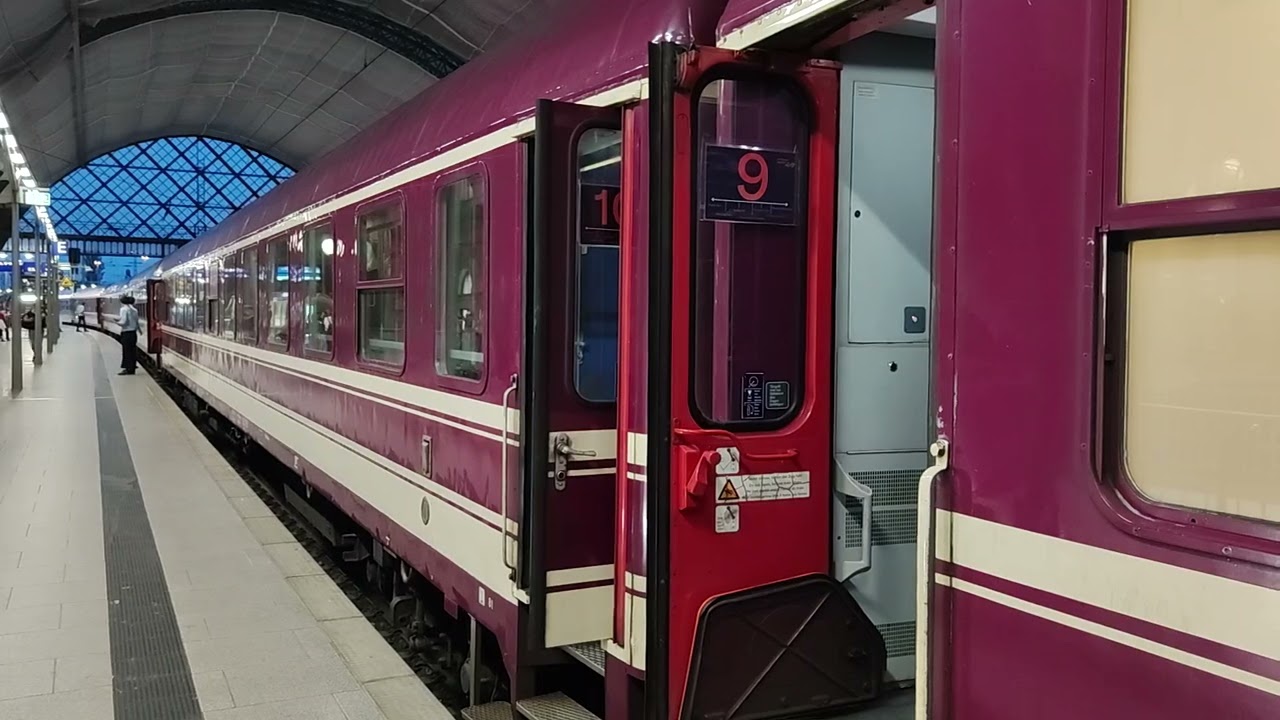 Noční vlaky/Nachtzüge/night trains, European Sleeper ES 452, Eurocity 448, Dresden hbf.