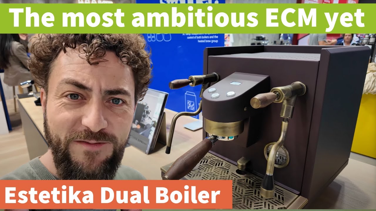 ECM challenges La Marzocco Linea with the new Estetika Dual Boiler