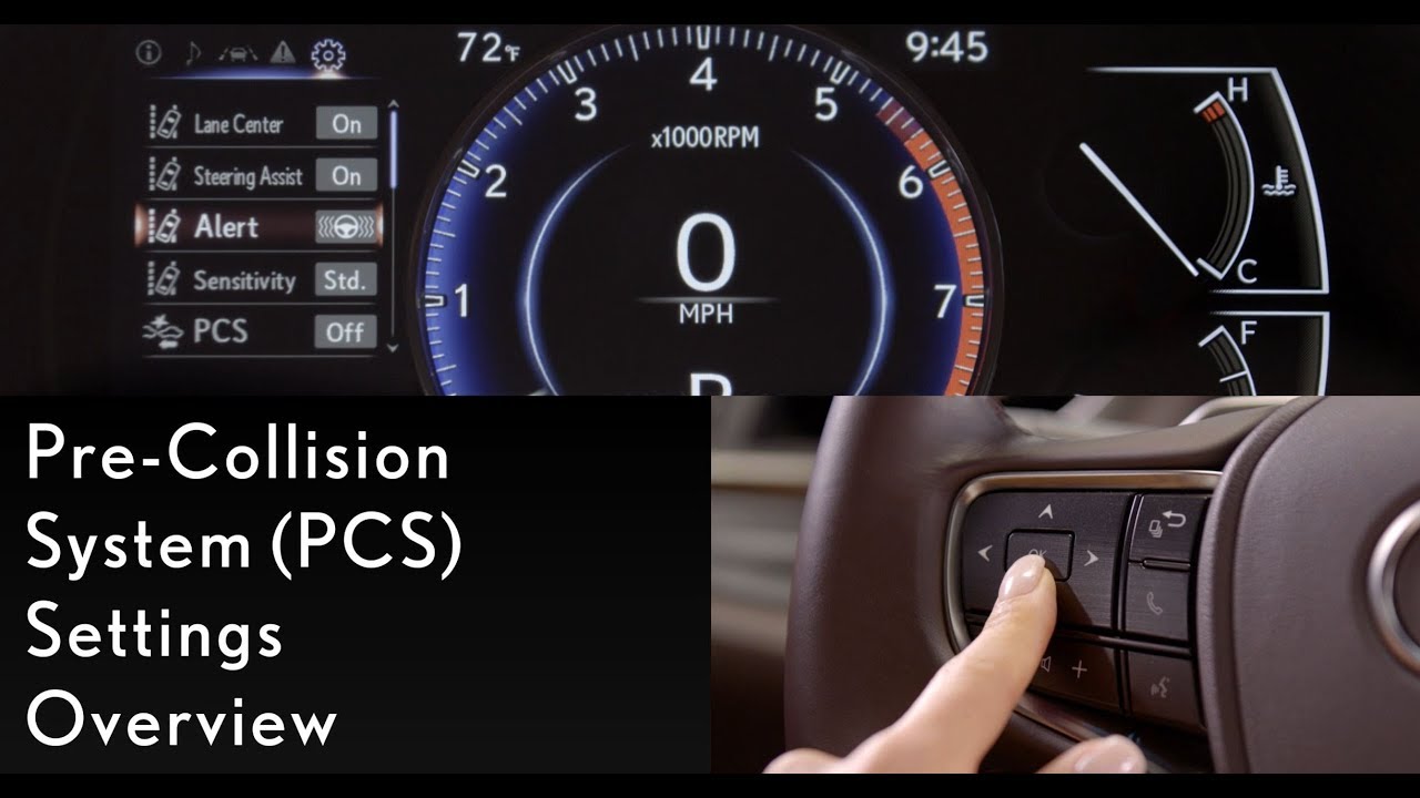 How-To Pre-Collision System Settings Overview | Lexus