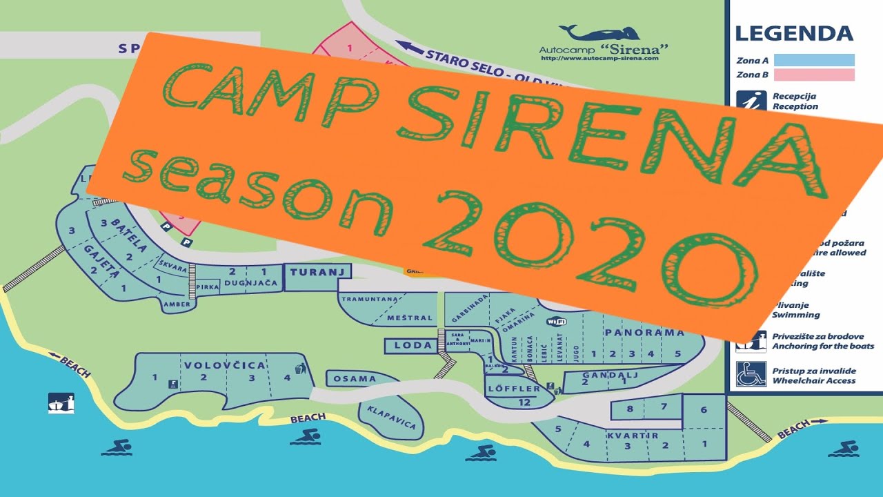 Sirena camp обзор отдыха в кемпинге, Autocamp в Lokva Rogoznica, Omiš Хорватия 30km ot Split