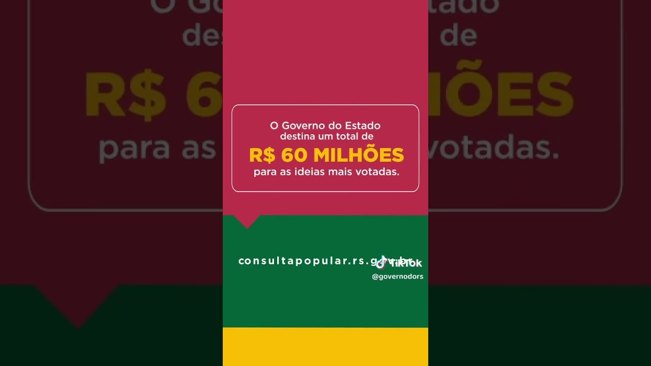 Consulta Popular: Rio Grande do Sul | Governo do RS @governodors| RS ao vivo | Not&iacute;cias do RS #RS