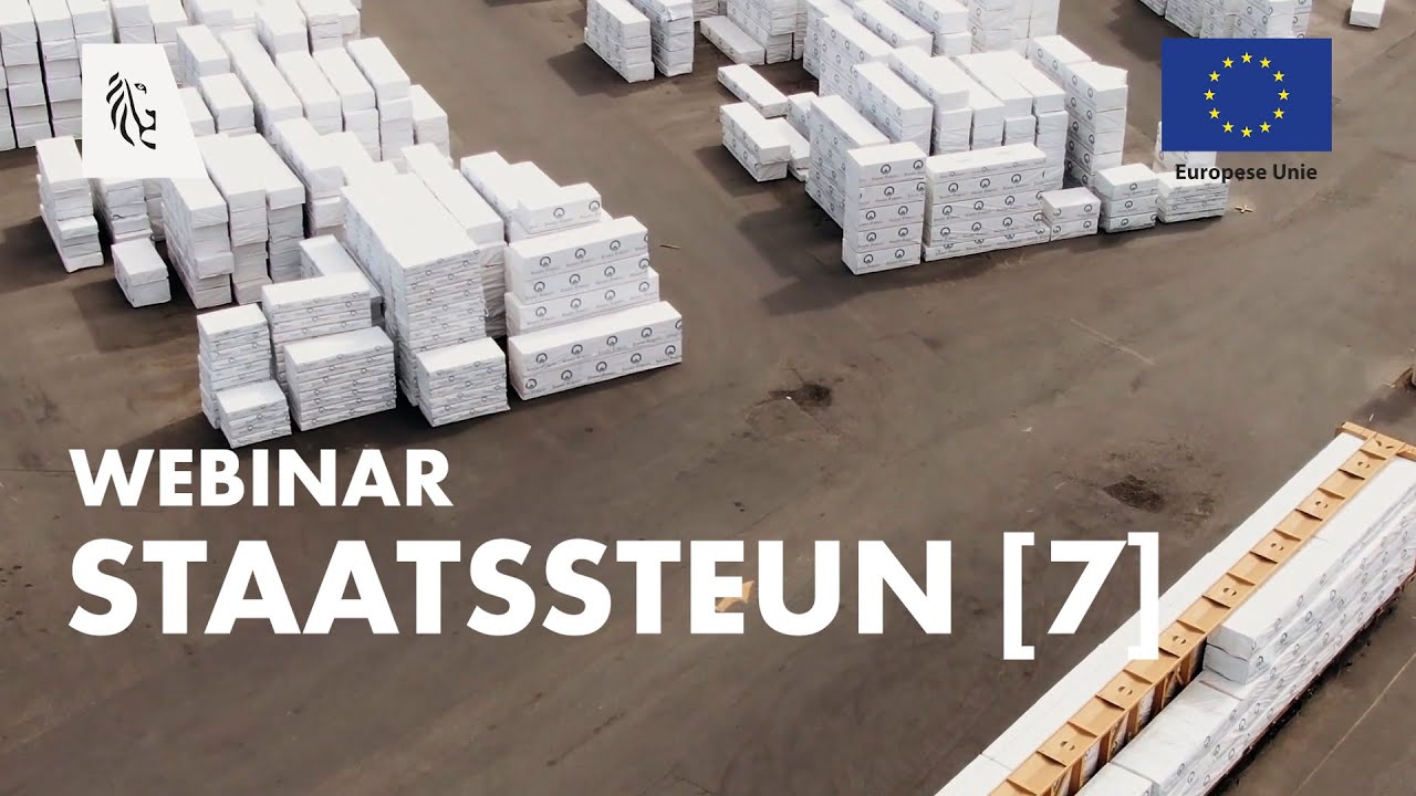 Webinar - Staatssteun - [7] Staatssteun in Vlaanderen - enkele principes