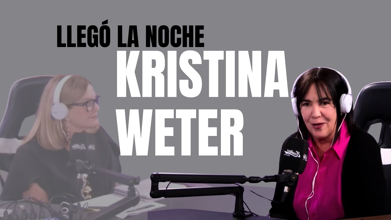Risas y verdades con Kristina Weter en Llegó La Noche con Alba Cecilia Mujica