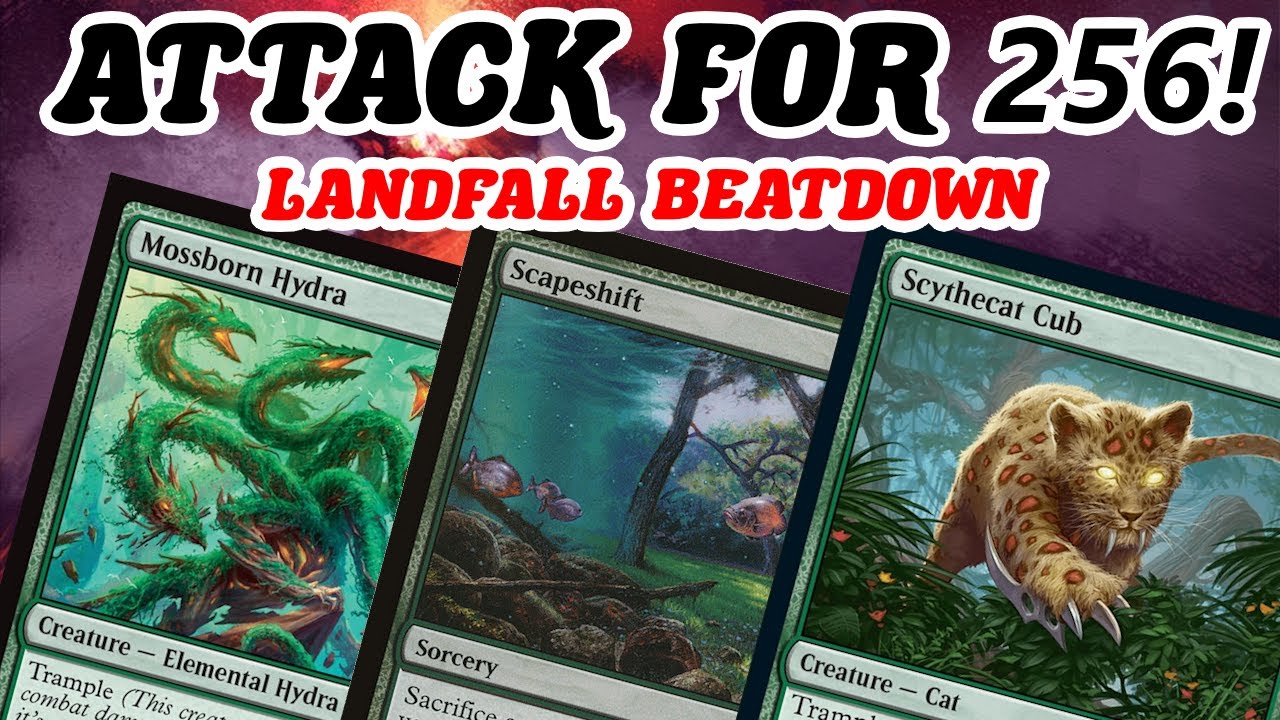 ATTACK FOR 256! Landfall Beatdown in Legacy MTG