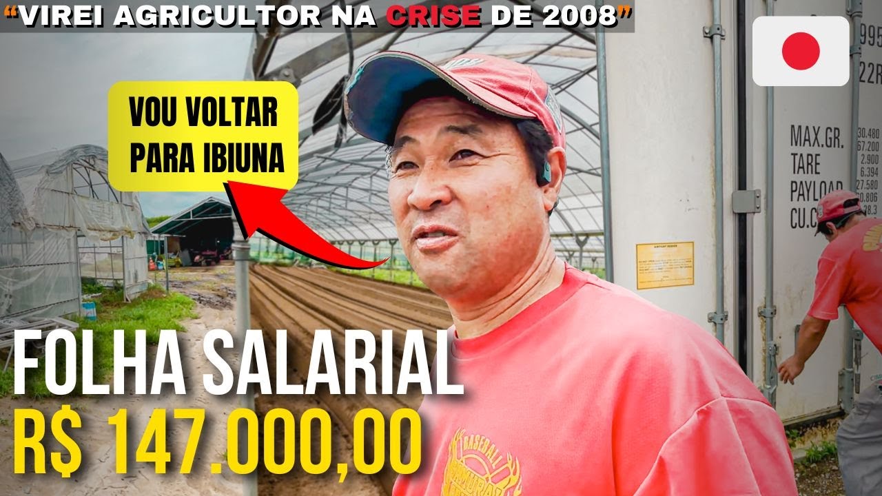 BRASILEIRO VIROU AGRICULTOR NO JAPÃO E TEM FUNCIONÁRIOS DE VÁRIOS PAÍSES
