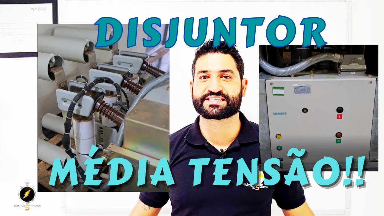 Como Funciona um Disjuntor de Média Tensão Na Prática ? DJ MT !