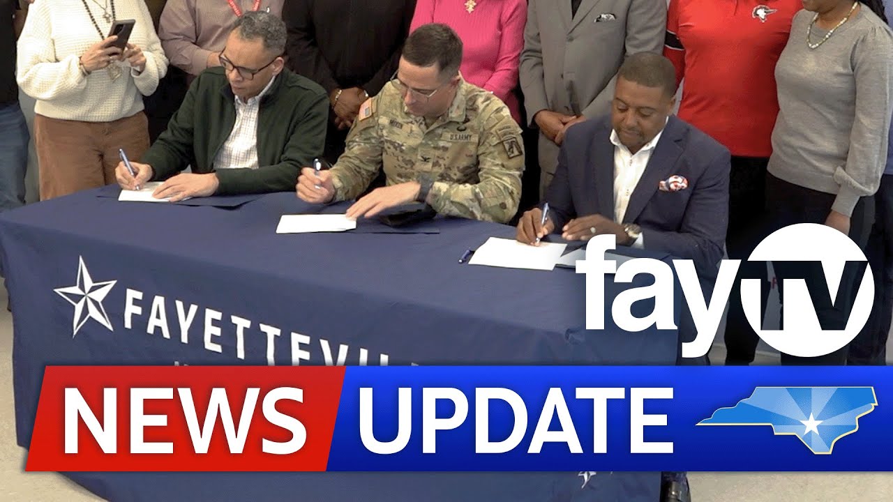 Fayetteville and Fort Bragg Sign Partnership Agreement - FayTV News