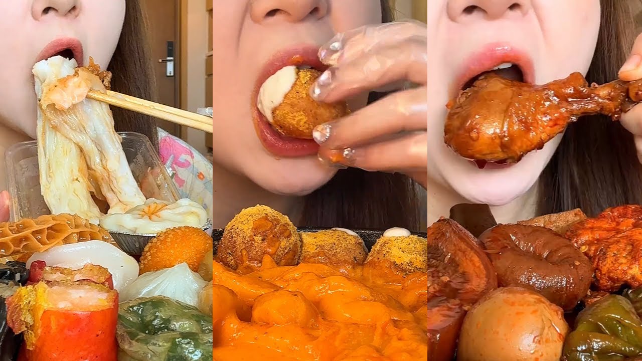 【面團鈕鈕】鈕鈕吃播合集來喽，鈕鈕吃的好飽#鈕鈕吃飯 #吃播 #吃貨 #美食 #好吃 #food #吃貨人生