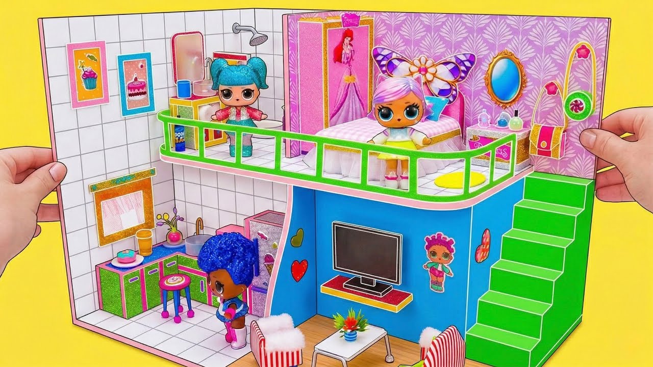 Buat Rumah Boneka Sempurna! 🏡 DIY Furnitur & Dekorasi Mini