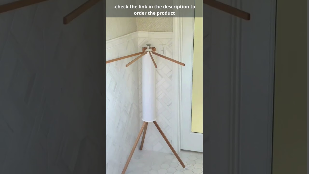 Amazon must have tiktok : JOOM Tripod Clothes Drying Rack #shorts