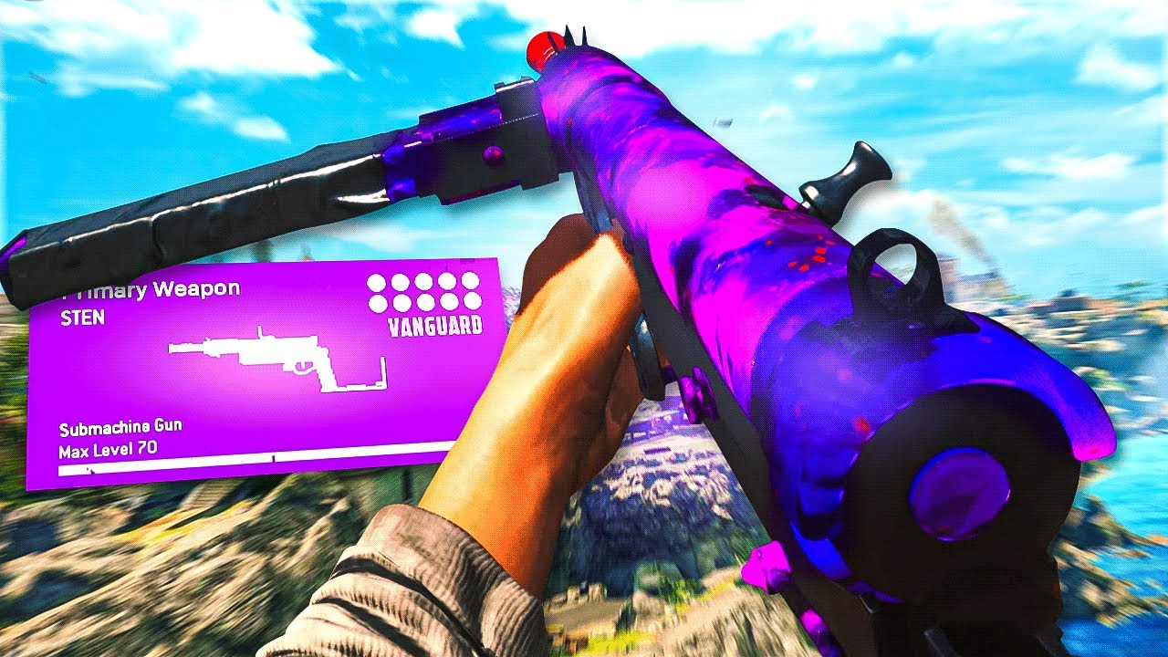 *NEW* the BUFFED STEN is OVERPOWERED in WARZONE Season 4.. (Best Sten Class Setup)