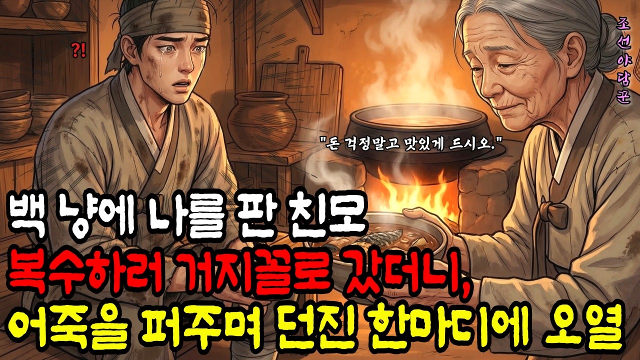 삼십 년 전 백 냥에 팔아버린 친모라 하여 복수하러 거지꼴로 나타난 거상 아들… 결국 섬진강 나루터에서 무릎 꿇고 오열하였다ㅣ오디오북ㅣ옛날이야기ㅣ민담ㅣ야담ㅣ전설ㅣ설화