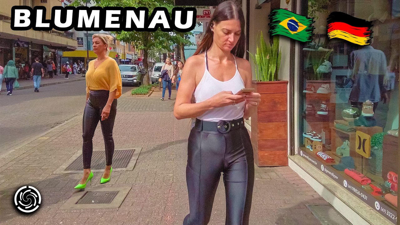 🇧🇷 Walking in Blumenau 🇩🇪 The Most German City in Brazil — Southern Brazil 【 4K UHD 】 2022