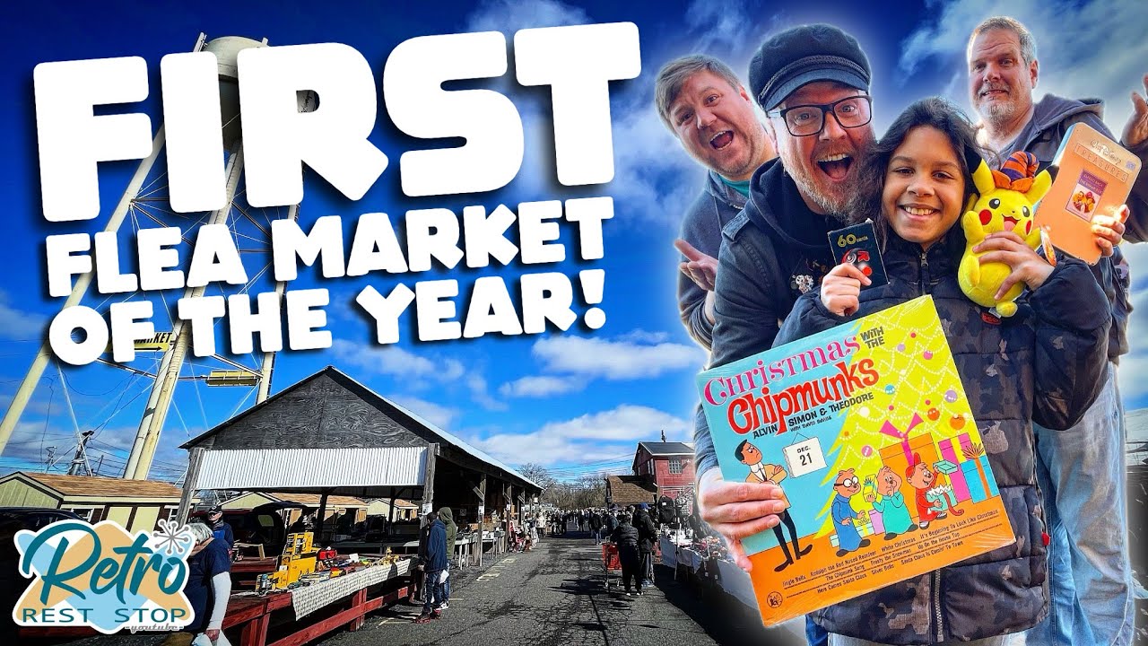 Thrifting Our First Flea Market Of 2024 At The Quakertown Farmers Market | Physical Media Collecting