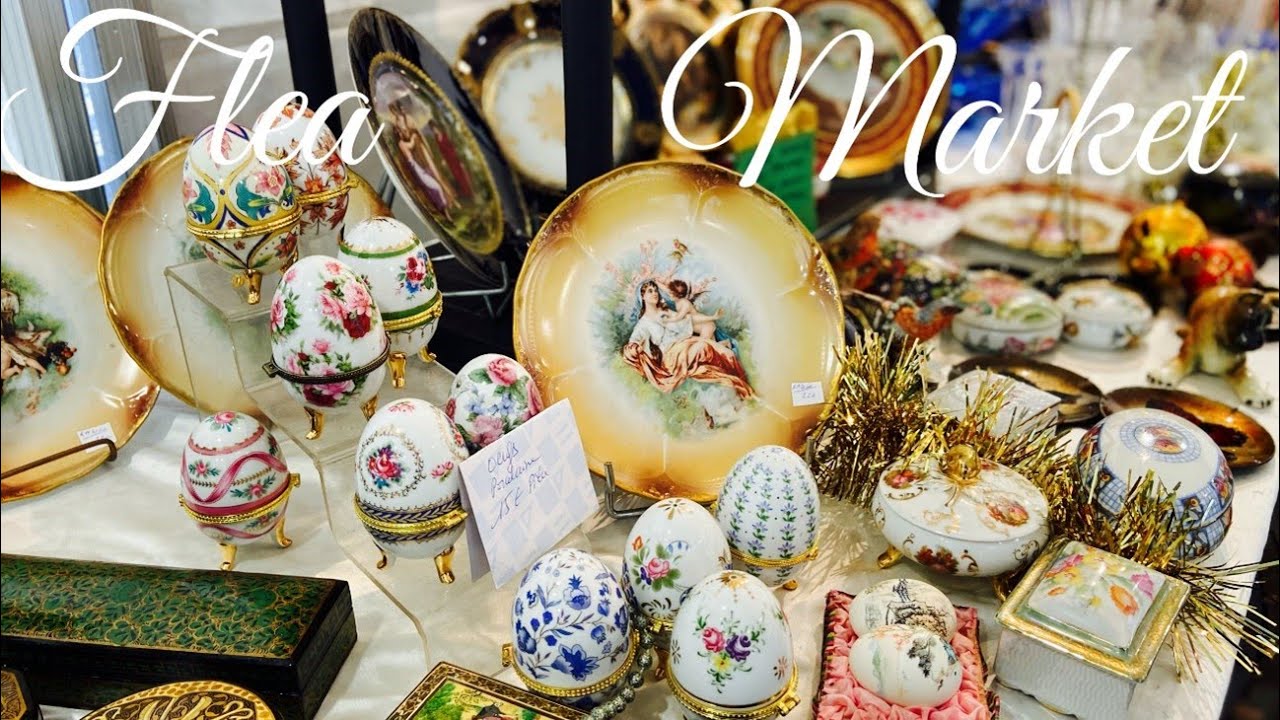 【蚤の市】3分の1のお値段で大好きなお皿との再会💛Flea Market in Paris☆5つの蚤の市☆フランス人が愛するアスパラガス用食器の世界💛ロンシャン・ジアン・サルグミンヌ