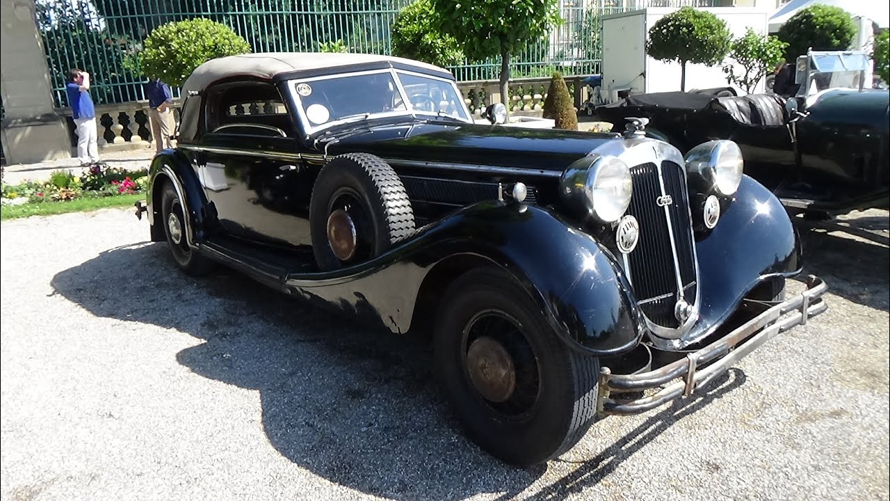 1937, Horch 853 Sport Cabrio, Exterior and Interior, Retro Classics meets Barock 2015 Ludwigsburg