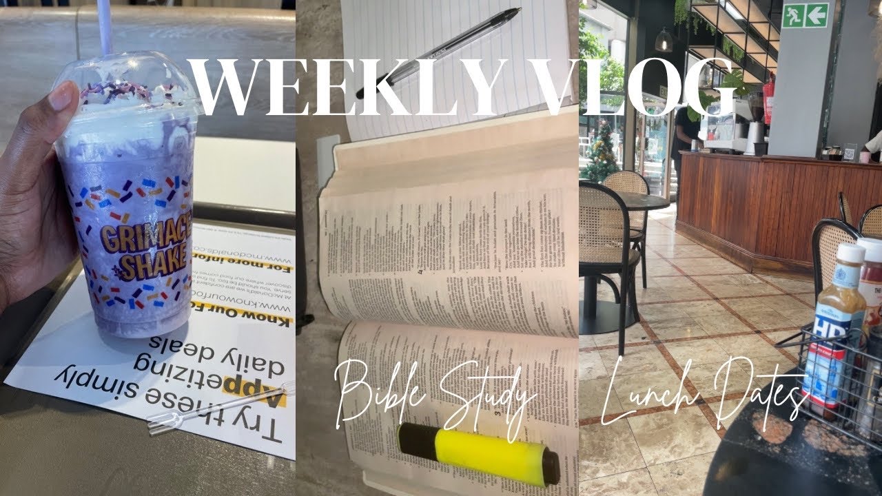 WEEKLY VLOG: Lunch Dates + Running Errands and more// South African YouTuber//PONTSHO M