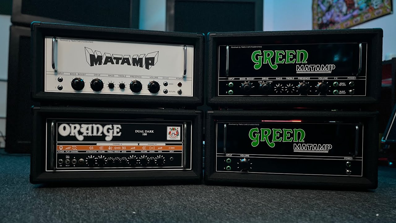 Matamp GT120 + SL120 + GT120MV + Orange Dual Dark 100 —- CRANKED