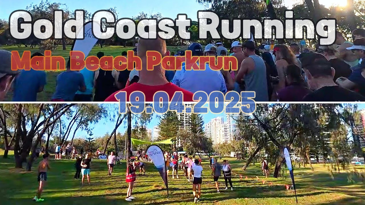[Running POV] Main Beach parkrun Full Course | Gold Coast 5K | April 19, 2025