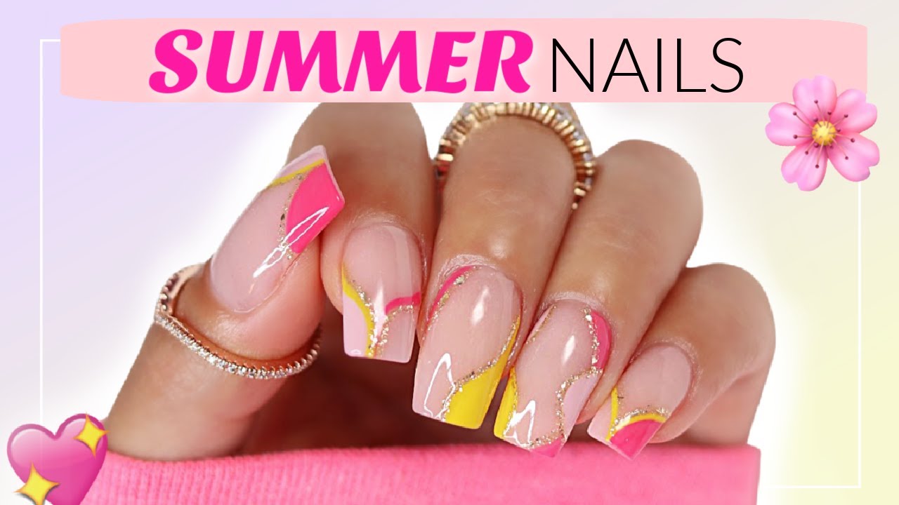 EASY 10-Minute SUMMER Nail Design!