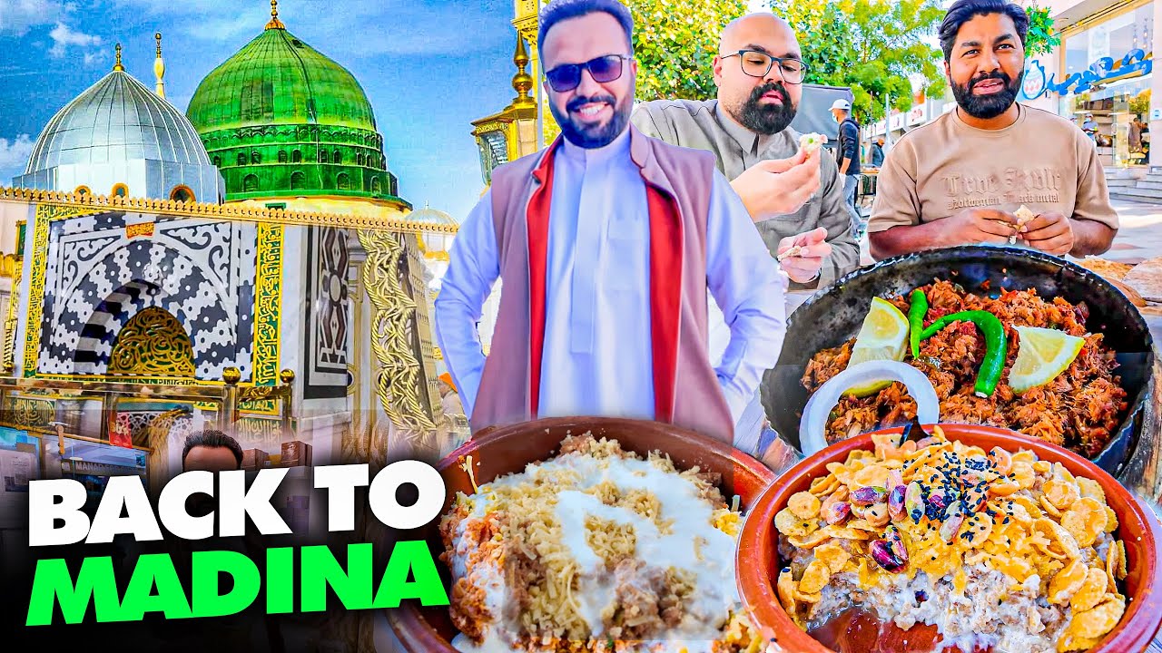 Back to MADINA 💚 Riyazul Jannah Mein Namaz 😍 & Yummy Breakfast 😋