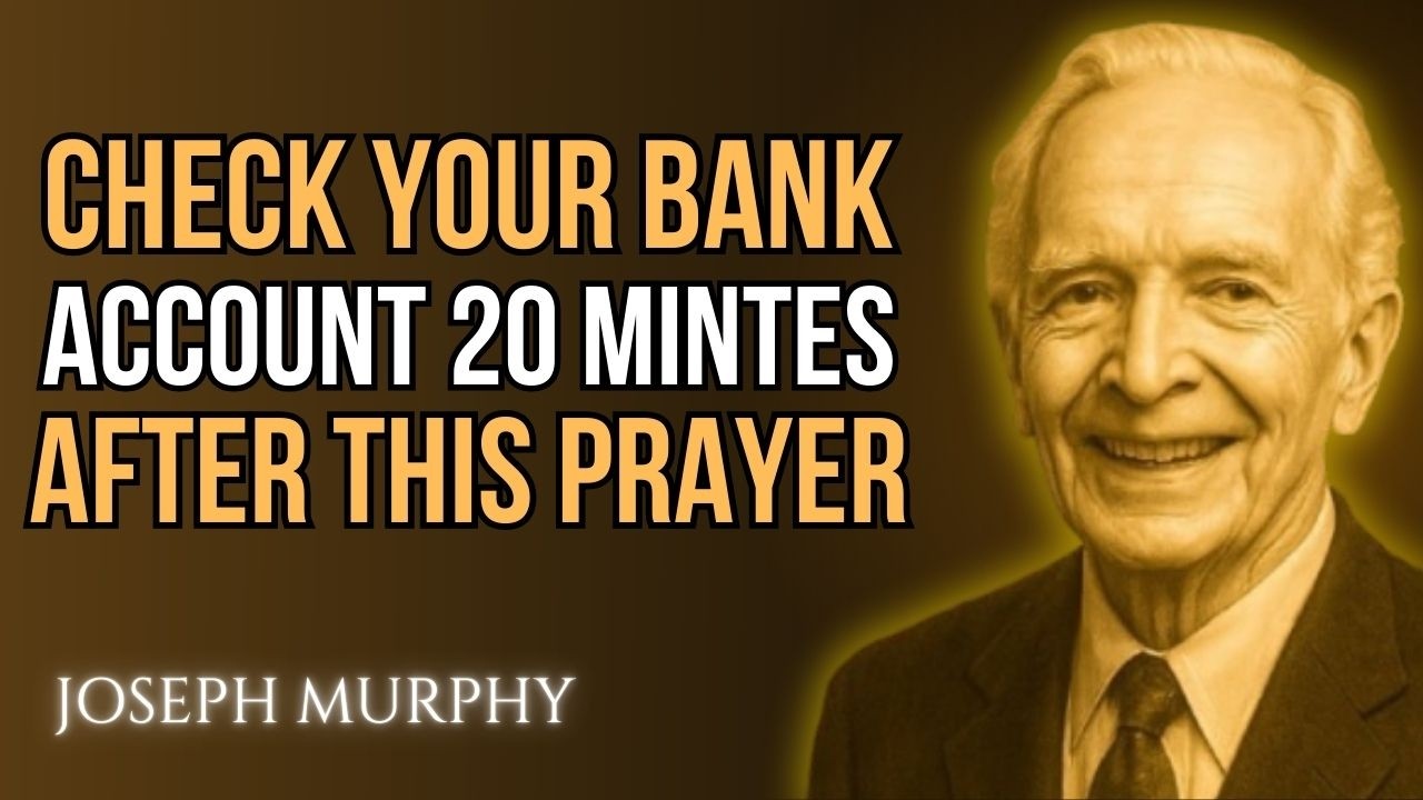 Pray This Now & Watch What Happens in 20 Minutes | Joseph Murphy Motivation