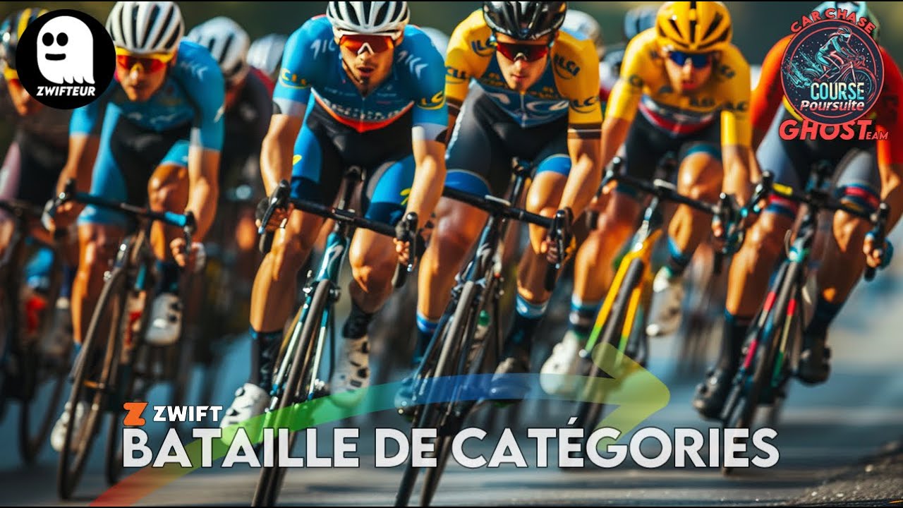 [ZWIFT] Course Poursuite A B C D - Je rate complètement mon départ - Waisted 8