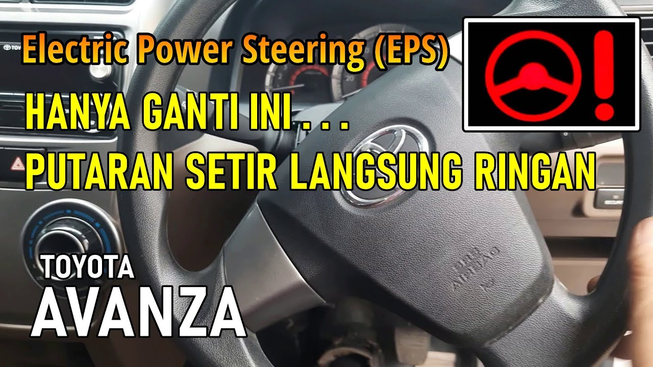 Cek putaran setir AVANZA terasa berat...