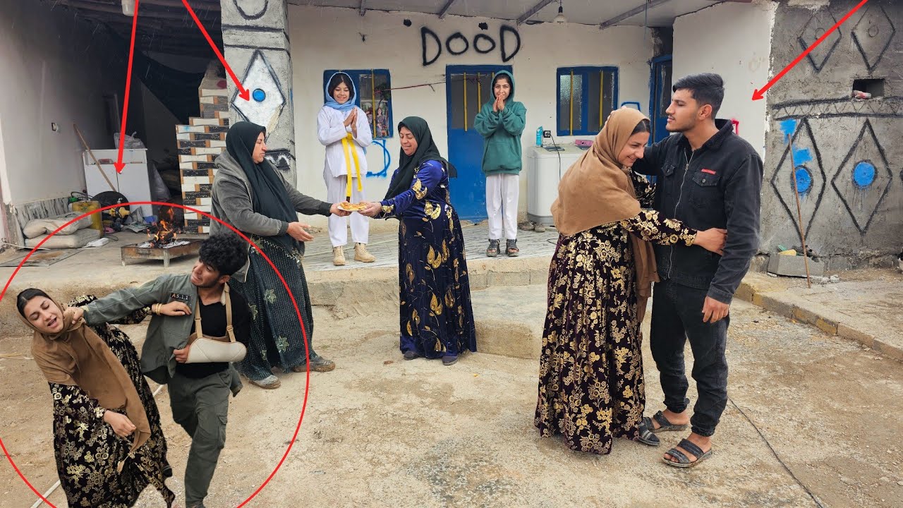 Mahan's opposition to Mirza Ali's freedom and Leila's anger with Mahan: Leila's brother Narlehti