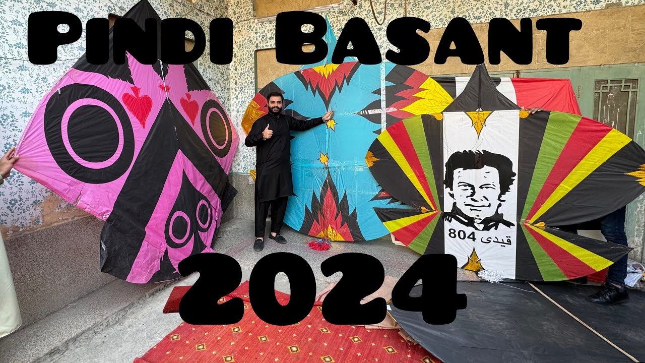 Pindi Basant 2024 || Rawalpindi City Basant || Biggest kites ever || Police aa gayai