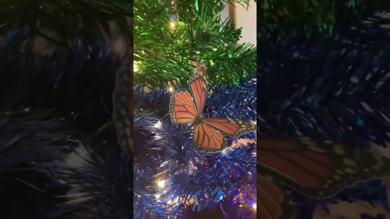 Butterfly Inspired Christmas Tree