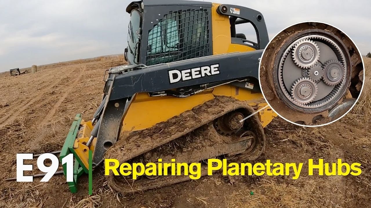 E91 | Неисправность планетарной ступицы мини-погрузчика John Deere 333E