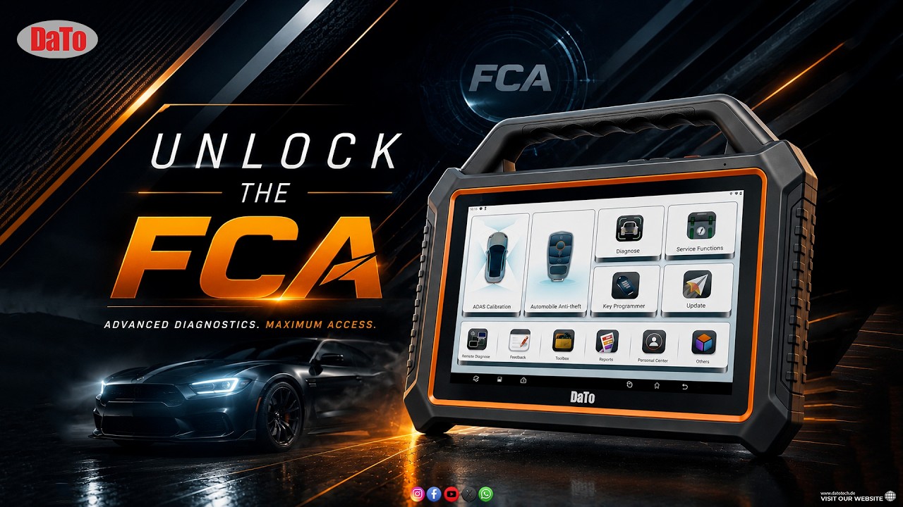 How to Access and Unlock the FCA with DaTo DAS 723 Scanner | AutoAuth Setup Guide