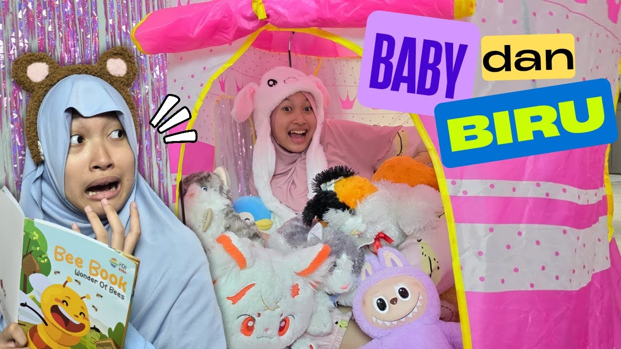Baby Aqilla dan Biru Rebutan Masuk Tenda Misteri - Bayi Lucu Imut 🤣 Drama Parodi Aqilla's Diary